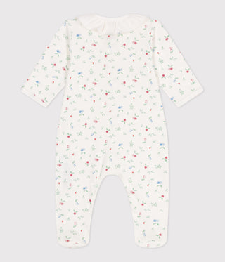 BABY GIRL'S COTTON SLEEPSUIT