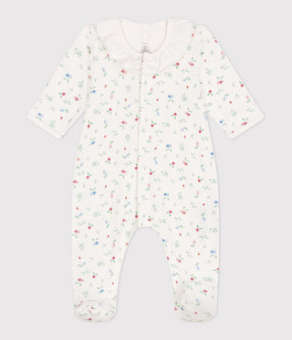 BABY GIRL'S COTTON SLEEPSUIT