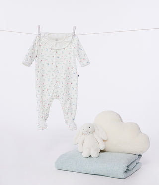 BABY GIRL'S COTTON SLEEPSUIT