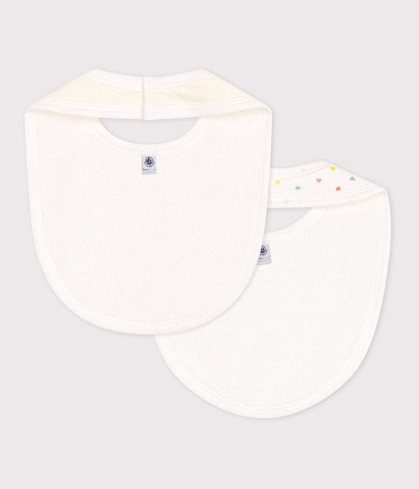 BABIES' COTTON BIBS - 2-PACK