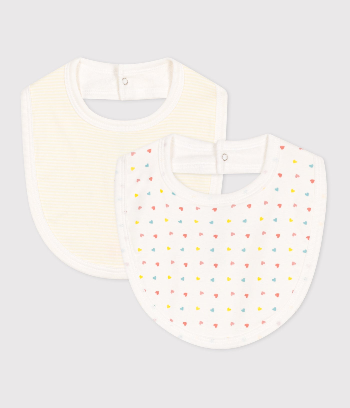 BABIES' COTTON BIBS - 2-PACK