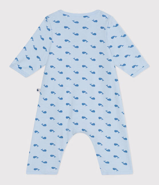 BABIES' COTTON SLEEPSUIT