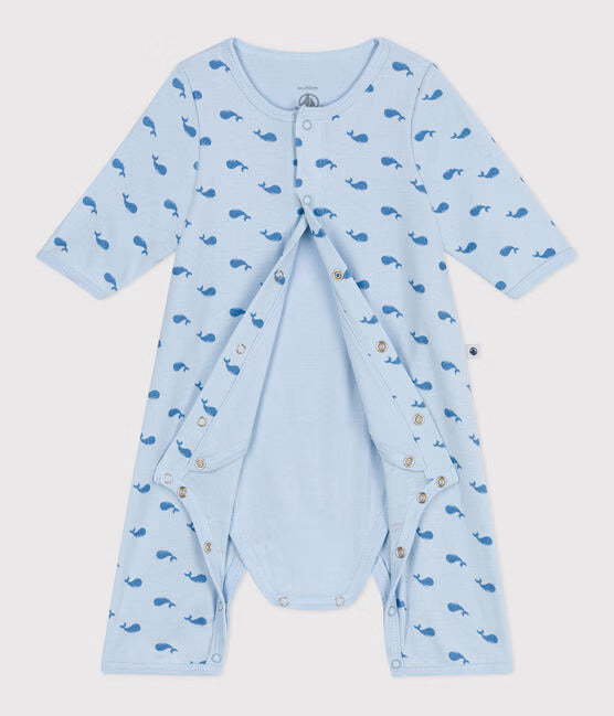 BABIES' COTTON SLEEPSUIT