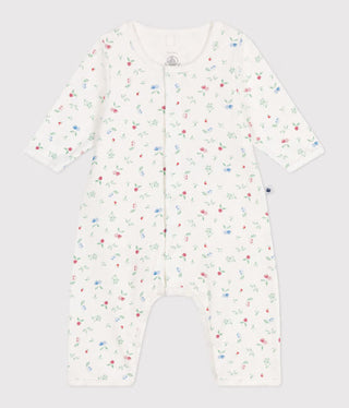 BABY BOY'S ORGANIC COTTON FOOTLESS SLEEPSUIT