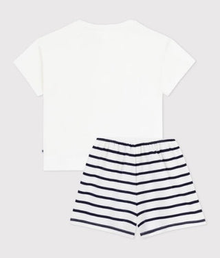 GIRL'S ORGANIC COTTON PYJACOURT