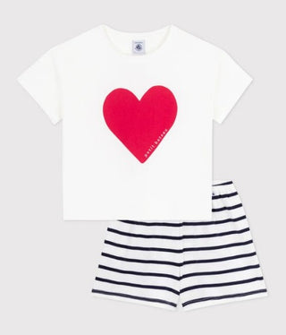 GIRL'S ORGANIC COTTON PYJACOURT
