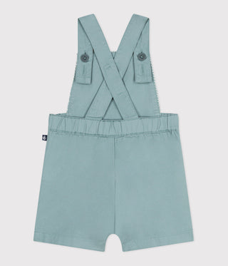 BABY GIRL'S ORGANIC COTTON DUNGAREE SHORTS