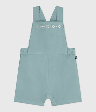 BABY GIRL'S ORGANIC COTTON DUNGAREE SHORTS