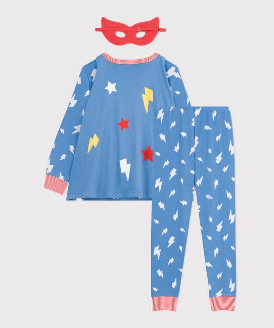 CHILDREN'S COTTON FANCY DRESS PYJAMAS WITH CAPE