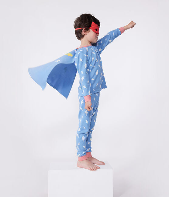 CHILDREN'S COTTON FANCY DRESS PYJAMAS WITH CAPE