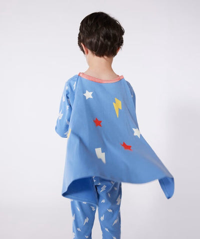 CHILDREN'S COTTON FANCY DRESS PYJAMAS WITH CAPE