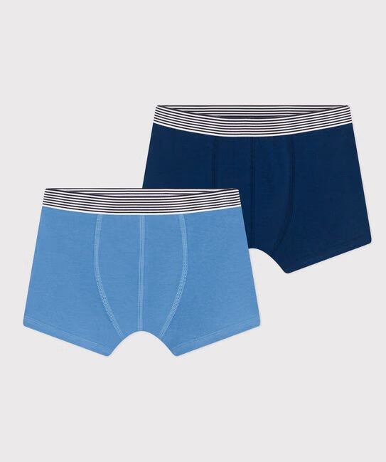 BOY'S COTTON BOXER BRIEF - 2-PACK