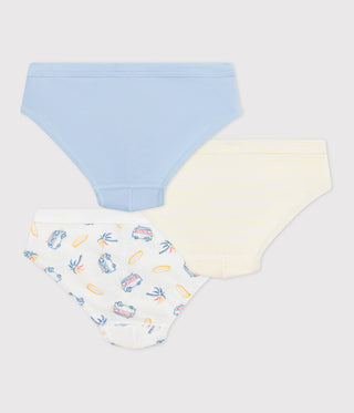 BOY'S ORGANIC COTTON BRIEFS - 3-PACK