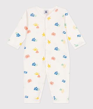 BABY UNISEX ORGANIC COTTON FOOTLESS SLEEPSUIT