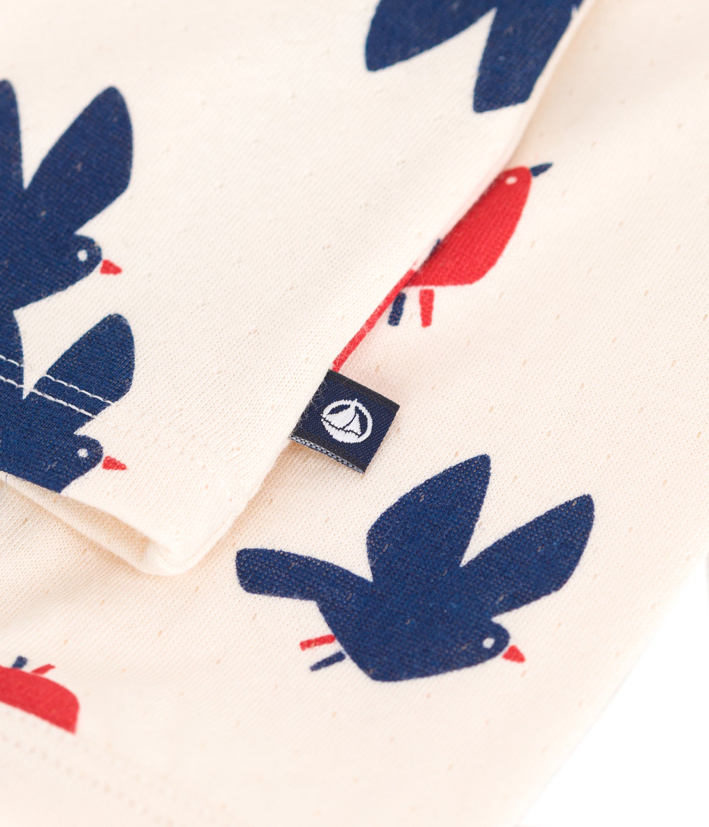 BABIES' BIRD PRINT COTTON CARDIGAN