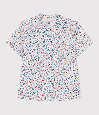 GIRL'S COTTON BLOUSE IN FLORAL PRINT