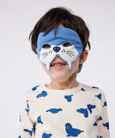 CHILDREN'S COTTON FANCY PYJAMAS WITH MASK