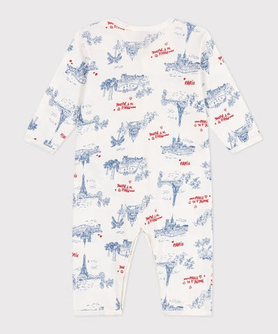 BABIES' COTTON SLEEPSUIT