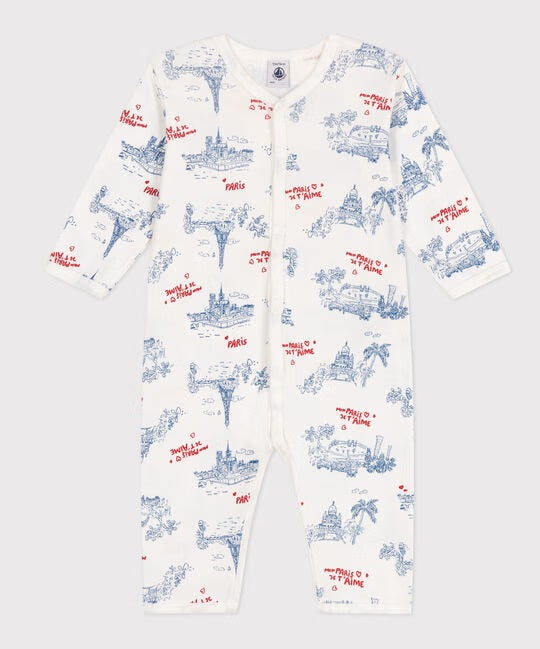 BABIES' COTTON SLEEPSUIT