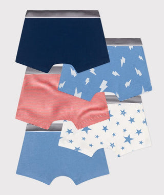 BOY'S ORGANIC COTTON BOXERS - 5-PACK