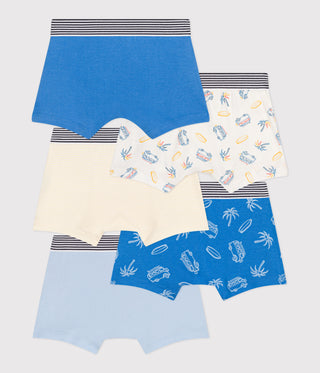 BOY'S ORGANIC COTTON BOXERS - 5-PACK