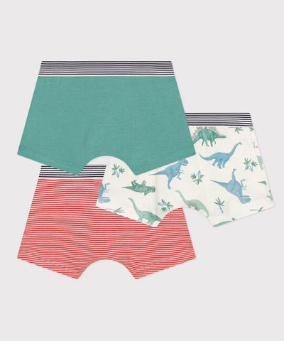 BOY'S COTTON BOXER BRIEF - 3-PACK