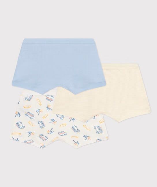 BOY'S COTTON BOXER BRIEF - 3-PACK