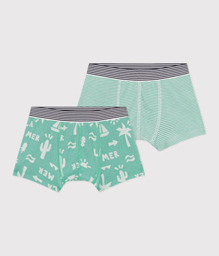 BOY'S' ORGANIC COTTON BOXERS - 2-PACK
