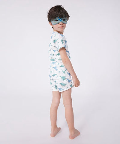 BOY'S COTTON SHORT PYJAMAS WITH MASK