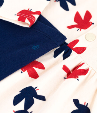 BABY GIRL'S ORGANIC COTTON DRESS AND LEGGINGS