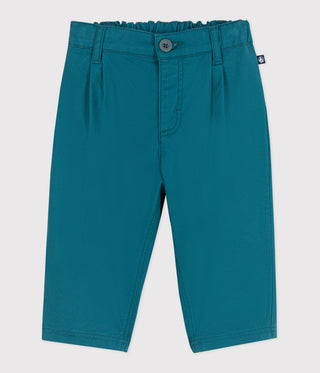 BABY BOY'S ORGANIC COTTON TWILL PANTS