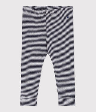 BABY UNISEX ORGANIC COTTON LEGGINGS WITH ICONIC STRIPES