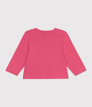 BABY GIRL'S ORGANIC COTTON CARDIGAN