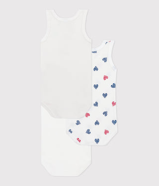 BABY GIRL'S ORGANIC COTTON BODYSUIT -3-PACK
