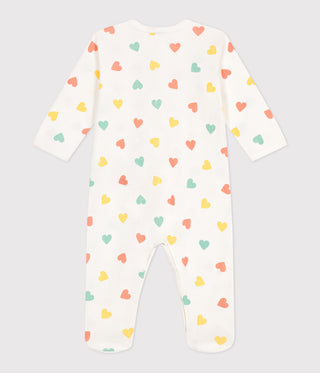 BABY UNISEX ORGANIC COTTON FOOTED SLEEPSUIT