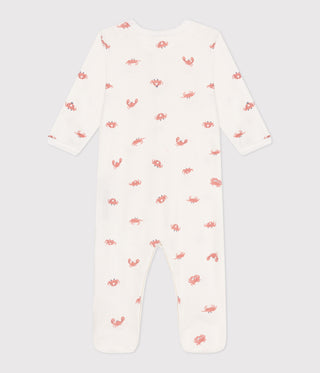 BABY UNISEX ORGANIC COTTON FOOTED SLEEPSUIT