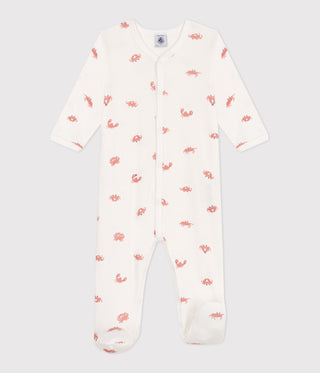 BABY UNISEX ORGANIC COTTON FOOTED SLEEPSUIT