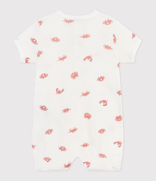 BABY BOY'S ORGANIC COTTON ROMPERS