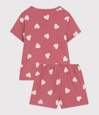 GIRL'S ORGANIC COTTON PYJACOURT