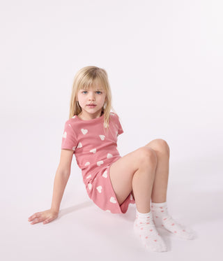 GIRL'S ORGANIC COTTON PYJACOURT