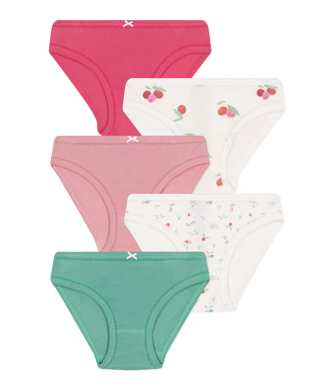 Petit Bateau Slipjes (5 stuks) voor meisjes, Variant 1:, 8 Jaren