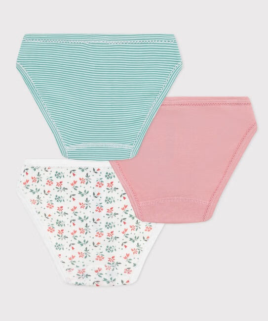 GIRL'S COTTON PANTY - 3-PACK