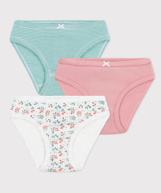 GIRL'S COTTON PANTY - 3-PACK