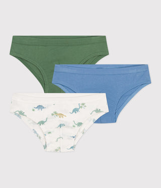 BOY'S ORGANIC COTTON BRIEFS - 3-PACK