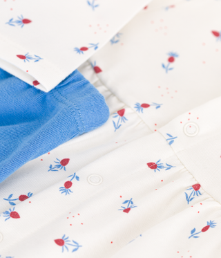 BABY GIRL'S ORGANIC COTTON DRESS AND LEGGINGS