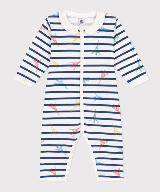 BABIES' COTTON SLEEPSUIT