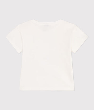 BABIES' SHORT-SLEEVED PLAIN COTTON T-SHIRT