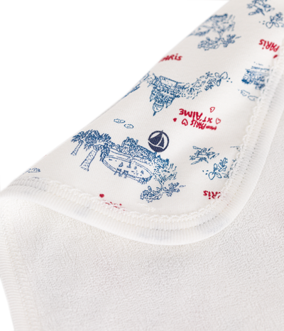 BABIES' COTTON PARIS PRINT TERRY CLOTH