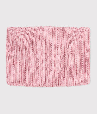 CHILDREN'S FLEECE-LINED KNITTED SNOOD