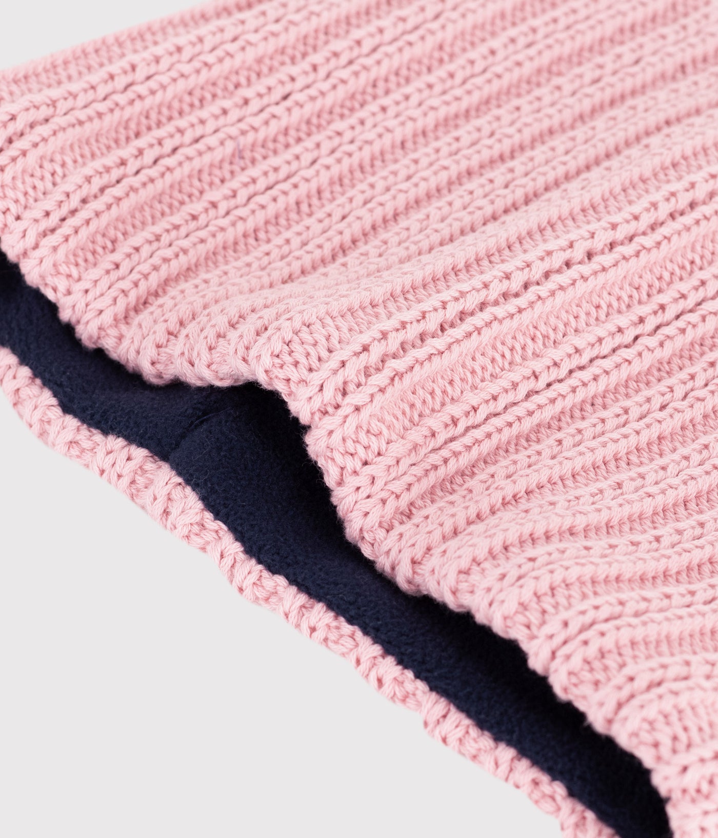 CHILDREN'S FLEECE-LINED KNITTED SNOOD